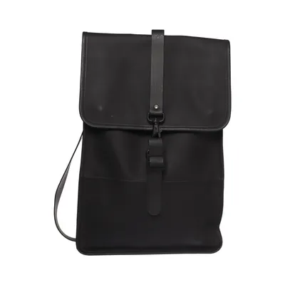 Backpack (Black) from Rains Polyester, Polyurethane