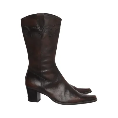 Cowboy boots (Brown) from Vezzano Leather