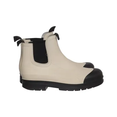 Korte gummistøvler (Beige, Sort) fra Ardene