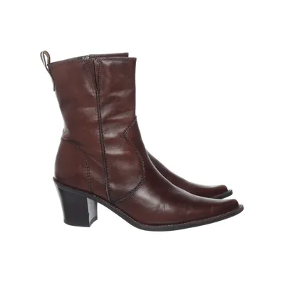 Bottes à talons (Marron) de Janet D. Cuir