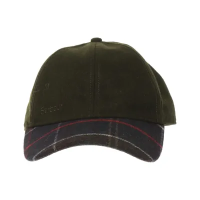 Baseballkasket (Roker Cap) fra Barbour Polyester, Uld