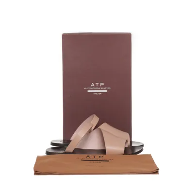 Sandalen (Roze, Bruin) van ATP Atelier Leer