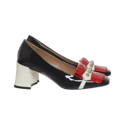 Loafers (Svart, Röd, Vit) från Hego's Skinn