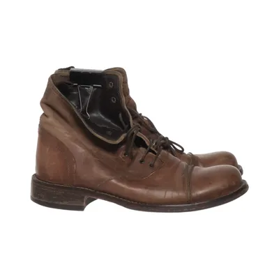 Bottes à lacets (Marron) de HOPE by Ringstrand Söderberg Cuir