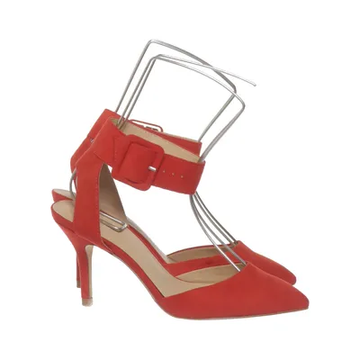 Højhælede sandaler (Rød) fra Zara Basic