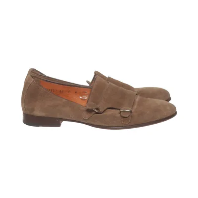 Monk strap shoes (Brown) from Audley