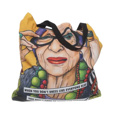 Canvas tas (Iris Apfel)