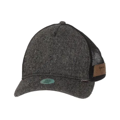 Trucker cap (Sort, Grå, Flerfarvet) fra Djinns Polyester, Uld