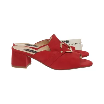 Mules (Red) from Novita Leather