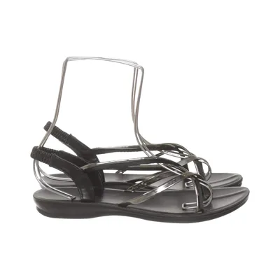 Sandals (Black, Silver) from Bassano