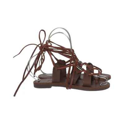 Gladiatorsandaler (Brun) Skinn