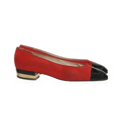 Ballet flats (Red, Black) from Bruno Magli Leather
