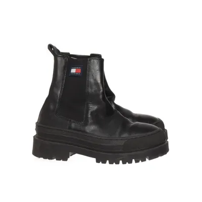 Bottines Chelsea (Noir) de Tommy Hilfiger Jeans Cuir