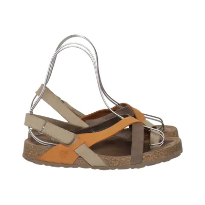 Sandales (Marron, Beige, Orange) de Yokono Cuir