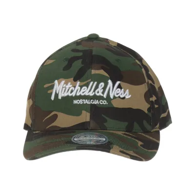 Baseballkeps (Grön, Flerfärgad) från Mitchell & Ness Bomull, Elastan