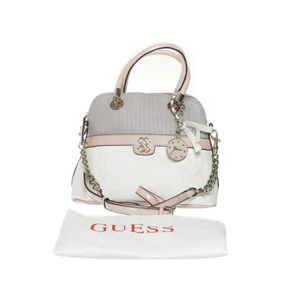 Schoudertas (Wit, Roze) van Guess Leer