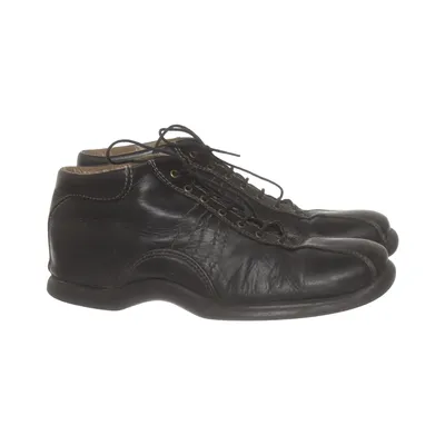 Laced boots (Black) from Rubber Leather