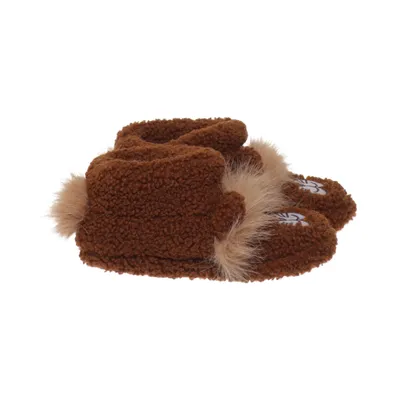 Slippers (Brown) from DinSko Polyester, Polyurethane