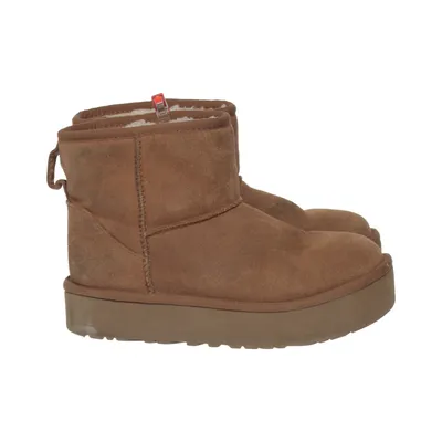 Enkellaarzen (Classic Mini Platform) van UGG Leer