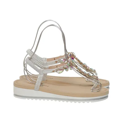 Sandaler (Sølv, Beige, Flerfarvet) fra Ideal Shoes