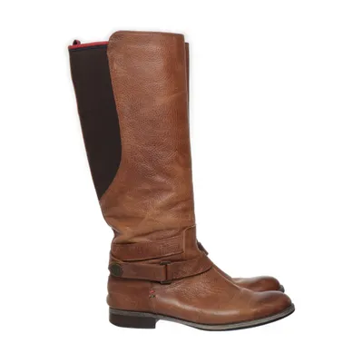 Bottes (Marron) de Tommy Hilfiger Cuir