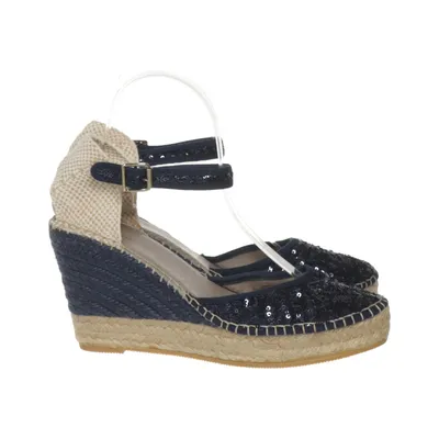Wedges (Blue, Beige) from Phillip Hardy Leather