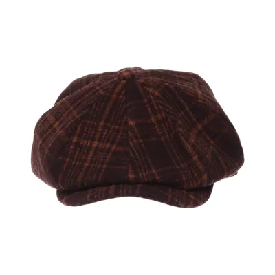Newsboy cap (Brun, Flerfärgad) från Brixton Polyester, Ull