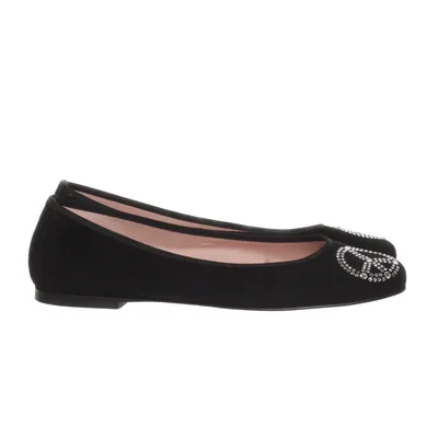 Ballerina's (Zwart) van Pretty Ballerinas Leer