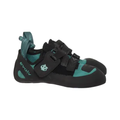 Klimschoenen (Zwart, Turquoise) van Evolv