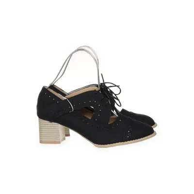 High heels (Black, Beige) from Fudus
