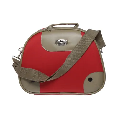 Shoulder-bag (Red, Beige) from Vincelli