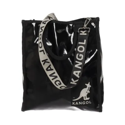 Shoulder-bag (Black, White) from Kangol x H&M Polyester, Polyurethane