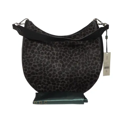 Shoulder-bag (Gray, Black) from Hobbs Leather, Polyester