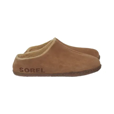Hausschuhe (Braun) von Sorel Kunstpelz, Leder