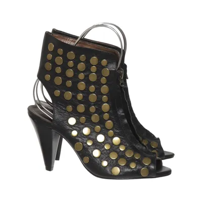 Sandales à talons hauts (Noir) de Shoe Biz Cuir