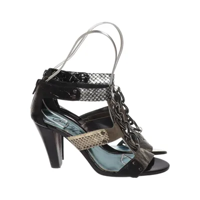 Sandales à talons hauts (Noir, Gris, Multicolore) de Beverly Feldman Cuir
