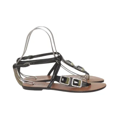 Sandals (Black) from Via Uno Leather