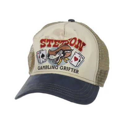 Casquette de camionneur (Gambling Grifter) de Stetson Coton