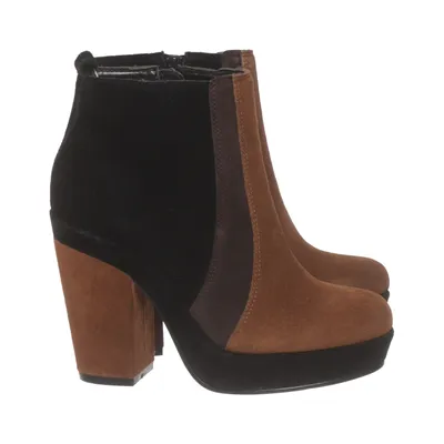 Heeled boots (Brown, Black) from XIT by Dinsko Leather