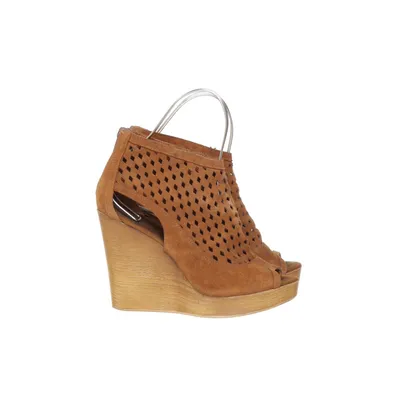 Sleehakken (Bruin) van Bershka Suède