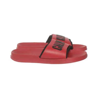 Pantoletten (Rot, Schwarz) von Calvin Klein