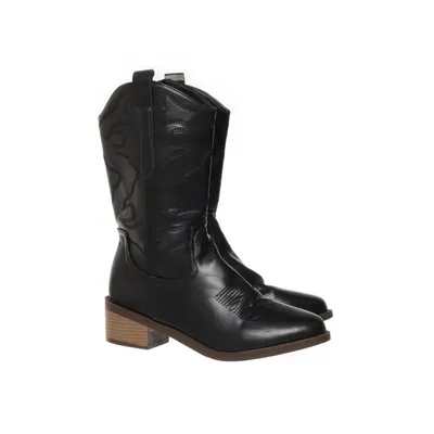 Cowboylaarzen (Zwart)