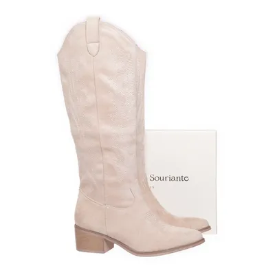 Cowboy boots (Beige) from La Bottine Souriante