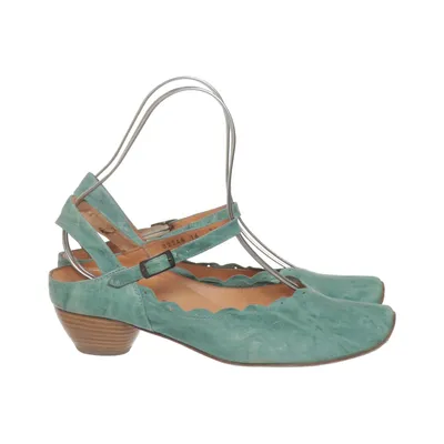 Sandaletten (Turquoise) van Think! Leer