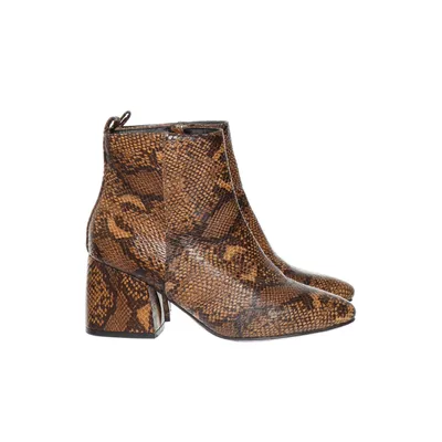 Heeled boots (Brown, Multicolored) from Alley