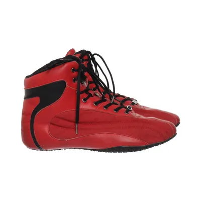 Wrestling shoes (Red, Black) from Ryderwear Leather