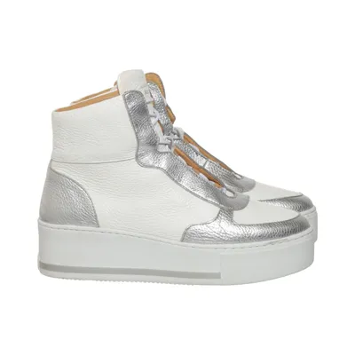 Veterlaarzen (Wit, Zilver) van Russell & Bromley Leer