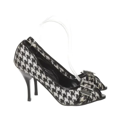 Sandales à talons hauts (Noir, Blanc) de Catwalk