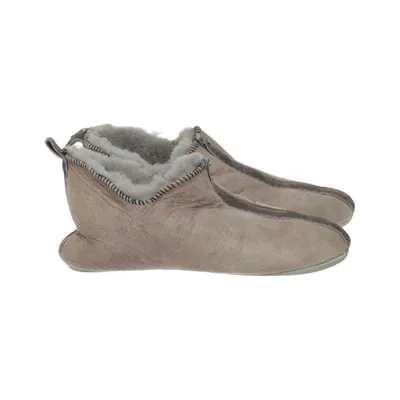 Chaussons (Beige) de Peer of Sweden Cuir, Laine