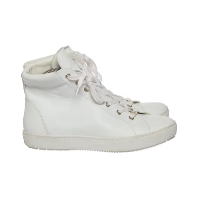 Bottes à lacets (Blanc) de Cinnamon Cuir